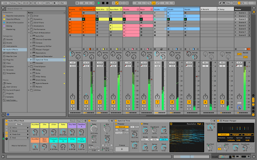 Ableton software interface