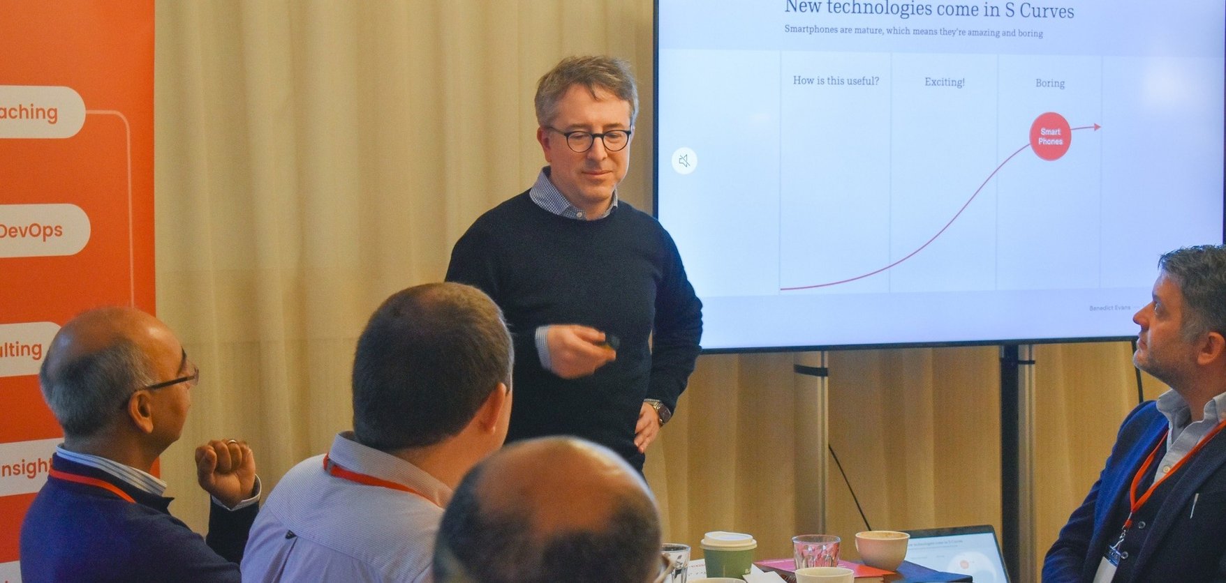 Industry Analyst Benedict Evans hosts a digital leadership roundtable