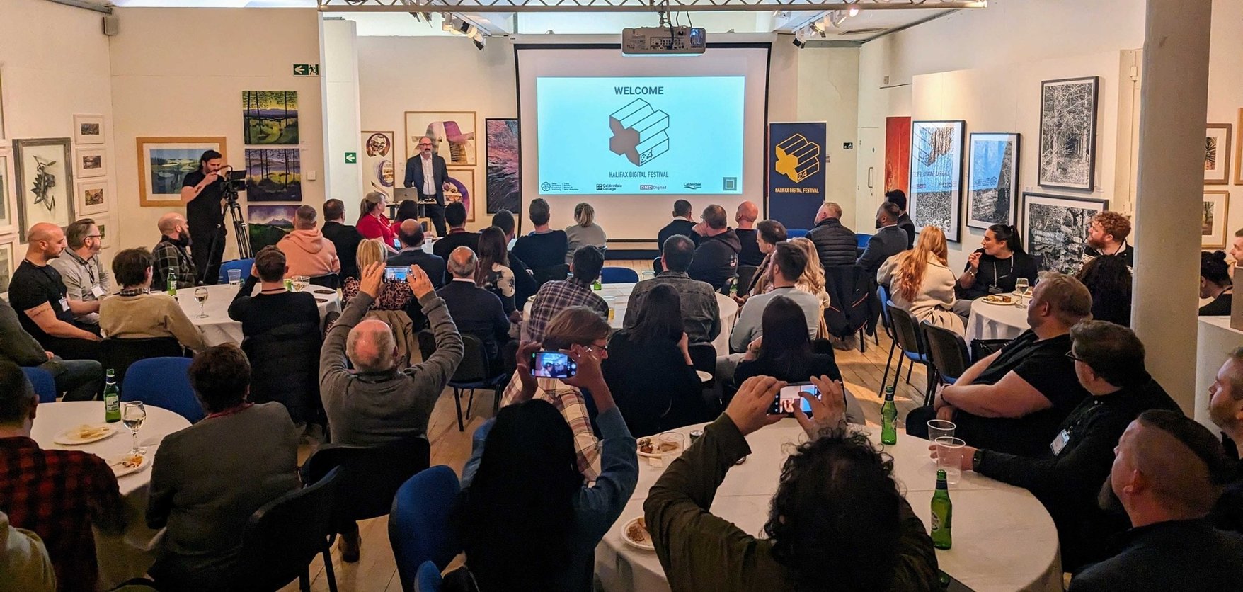 Halifax Digital launch event at Crossley Gallery
